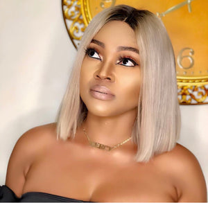 Mercy Aigbe grey Classic